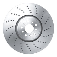 620-31185D Drilled Brake Rotor, Fits Select BMW, Position: Right Front
