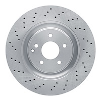 620-63044 Drilled Brake Rotor, 2003-2007 Mercedes-Benz, Position: Front
