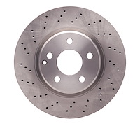 620-63054 Drilled Brake Rotor, 2002-2006 Mercedes-Benz, Position: Front