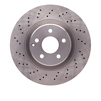 620-63063 Drilled Brake Rotor, 2003-2012 Mercedes-Benz, Position: Front