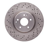 620-63070 Drilled Brake Rotor, 2003-2011 Mercedes-Benz, Position: Front