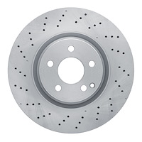 620-63079 Drilled Brake Rotor, 2007-2013 Mercedes-Benz, Position: Front