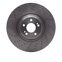 620-63112 Drilled Brake Rotor, 2014-2021 Mercedes-Benz, Position: Front