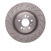 620-63139 Drilled Brake Rotor, 2012-2019 Mercedes-Benz, Position: Front