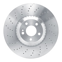 620-63178 Drilled Brake Rotor, Fits Select Mercedes-Benz, Position: Front