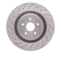 620-75026 Drilled Brake Rotor, 2008-2014 Lexus/Toyota/Scion, Position: Front