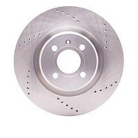620-84000 Drilled Brake Rotor, 2005-2011 Lotus, Position: Front,Rear