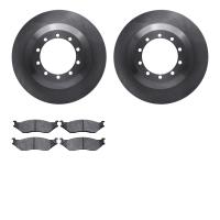 6202-99415 Brake Rotors w/Heavy-Duty Brake Pads Kit, 2006-2019 Ford/Lincoln/Mercury/Mazda, Position: Rear, Front