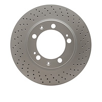 624-02026D GEOSPEC Drilled Rotor [Coated], 1994-1998 Porsche, Position: Right Front