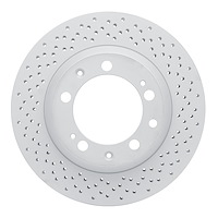 624-02027 GEOSPEC Drilled Rotor [Coated], 1994-1998 Porsche, Position: Rear