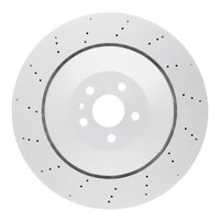 624-27064 GEOSPEC Drilled Rotor [Coated], 2020-2021 Polestar, Position: Rear