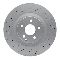 624-63075 GEOSPEC Drilled Rotor [Coated], 2007-2014 Mercedes-Benz, Position: Front