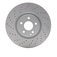 624-63105 GEOSPEC Drilled Rotor [Coated], 2013-2020 Mercedes-Benz, Position: Front