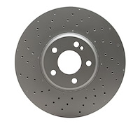 624-63119 GEOSPEC Drilled Rotor [Coated], Fits Select Mercedes-Benz, Position: Front