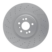 624-63145 GEOSPEC Drilled Rotor [Coated], 2012-2019 Mercedes-Benz, Position: Front