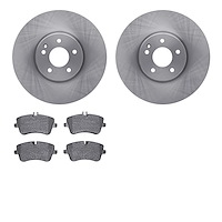 6302-63093 Brake Rotors with 3000-Series Ceramic Brake Pads Kit, 2001-2015 Mercedes-Benz, Position: Front