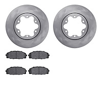 6302-92021 Brake Rotors with 3000-Series Ceramic Brake Pads Kit, 2006-2019 Lexus/Toyota/Scion, Position: Front