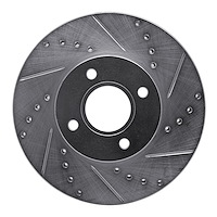 631-54053R Drilled/Slotted Brake Rotor [Silver], 2005-2012 Ford/Lincoln/Mercury/Mazda, Position: Front Right