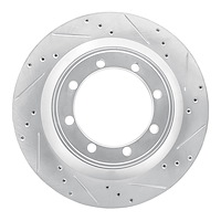 631-54212R Drilled/Slotted Brake Rotor [Silver], Fits Select Ford/Lincoln/Mercury/Mazda, Position: Rear Right,Rr Right