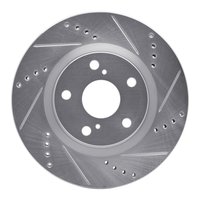 631-63135R Drilled/Slotted Brake Rotor [Silver], 2008-2018 Mercedes-Benz, Position: Front Right
