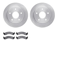 6402-40020 Brake Rotors with Ultimate-Duty Brake Pads, 2000-2001 Mopar, Position: Front