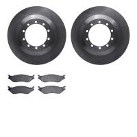 6402-54131 Brake Rotors with Ultimate-Duty Brake Pads, 1999-2004 Ford/Lincoln/Mercury/Mazda, Position: Rear, Front