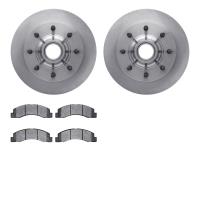 6402-54224 Brake Rotors with Ultimate-Duty Brake Pads, 2003-2005 Ford/Lincoln/Mercury/Mazda, Position: Front