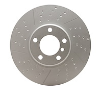 644-31108 GEOSPEC Dimpled & Slotted Rotor [Coated], 2012-2021 BMW, Position: Front