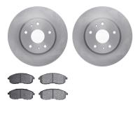 6502-01035 Brake Rotors w/5000 Advanced Brake Pads Kit, 2007-2014 Suzuki, Position: Front
