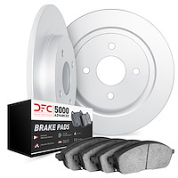 6502-14002 Brake Rotors w/5000 Advanced Brake Pads Kit, 1972-1976 Multiple Makes/Models, Position: Front