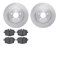 6502-31542 Brake Rotors w/5000 Advanced Brake Pads Kit, 2011-2019 BMW, Position: Rear