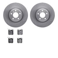 6502-31587 Brake Rotors w/5000 Advanced Brake Pads Kit, 2012-2020 BMW, Position: Rear