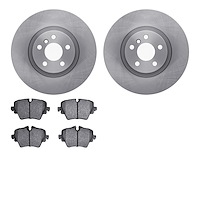 6502-31715 Brake Rotors w/5000 Advanced Brake Pads Kit, Fits Select Multiple Makes/Models, Position: Front