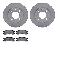 6502-74083 Brake Rotors w/5000 Advanced Brake Pads Kit, 1995-2009 Audi/Volkswagen, Position: Front