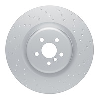 654-31189D GEOSPEC Dimpled Rotor [Coated], Fits Select BMW, Position: Rear Right