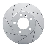 810-31067L Geoperformance Slotted Brake Rotor, 2006-2013 BMW, Position: Front Left