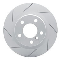 810-31111L Geoperformance Slotted Brake Rotor, 2012-2021 BMW, Position: Rear Left