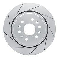 810-40126L Geoperformance Slotted Brake Rotor, Fits Select Mopar, Position: Rear Left