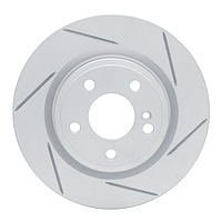 810-63163R Geoperformance Slotted Brake Rotor, 2014-2019 Mercedes-Benz, Position: Rear Right