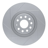 810-74034L Geoperformance Slotted Brake Rotor, Fits Select Multiple Makes/Models, Position: Front Left