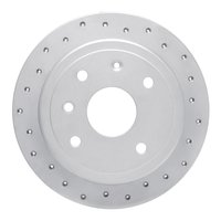 820-07001R Geoperformance Drilled Brake Rotor, 2009-2019 Mopar, Position: Rear Right