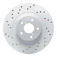 820-13034L Geoperformance Drilled Brake Rotor, Fits Select Multiple Makes/Models, Position: Front Left