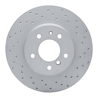 820-31030R Geoperformance Drilled Brake Rotor, 1991-2001 BMW, Position: Rear Right