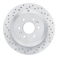 820-40044L Geoperformance Drilled Brake Rotor, 2006-2018 Multiple Makes/Models, Position: Rear Left