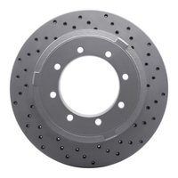 820-40122R Geoperformance Drilled Brake Rotor, Fits Select Mopar, Position: Rear Right