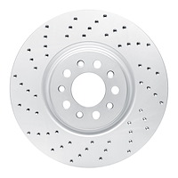 820-42013L Geoperformance Drilled Brake Rotor, Fits Select Mopar, Position: Front Left