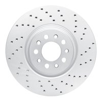 820-42013R Geoperformance Drilled Brake Rotor, Fits Select Mopar, Position: Front Right
