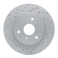 820-63090L Geoperformance Drilled Brake Rotor, 2005-2016 Smart, Position: Front Left