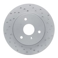 820-63090R Geoperformance Drilled Brake Rotor, 2005-2016 Smart, Position: Front Right