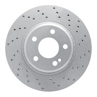 820-63118R Geoperformance Drilled Brake Rotor, Fits Select Mercedes-Benz, Position: Rear Right
